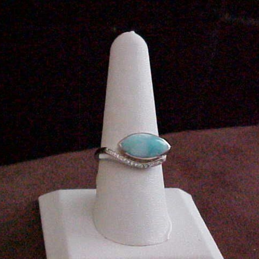 Marahlago Larimar  RA Ring  Size 9